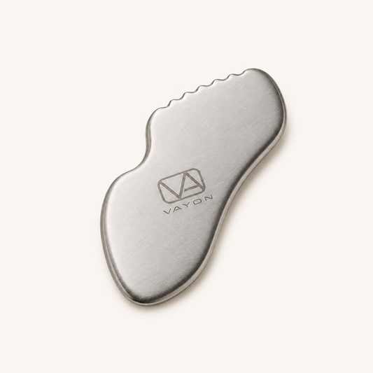 Gua sha en inox VAYON pour le visage — vue 1
